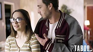 superstar jock taunts unconfident aften opal virgin into fucking him