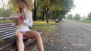 I saw my spouse is putting herself out there in the park and sleeping with no underwear