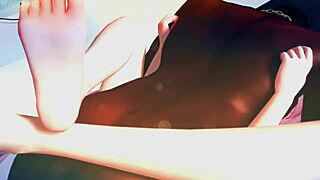 Miku begs for a BBC in 3D hentai creampie missionary.