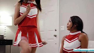 Can this ebony teen's licking and massage win over her friend?