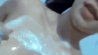 Japanese Asian Masturbates Shaved Pussy