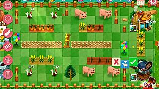 Milf brunette flashes big ass in hentai