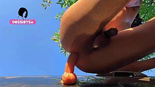 Beautiful Shemale Girl Masturbating After Going To The Market