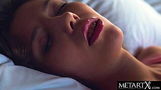 omg, her perfect breasts bounce while she rubs to orgasm...