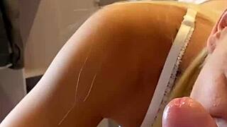 Blonde Cleaning Lady Tiffany Leiddi Picked Up for POV Hotel Sex