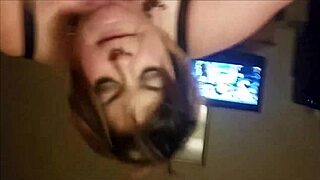 Cock hungry bbw intensely sucks cock in pov blowjob scene