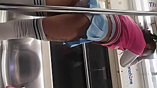 femboy flashing panties in metro cdmx