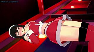 Anime series and the show having Briar spying naughty as the comply Santa Claus