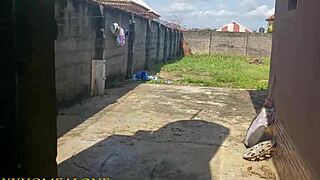 I love my huge chubby ass taking that big cock in doggystyle outdoors.