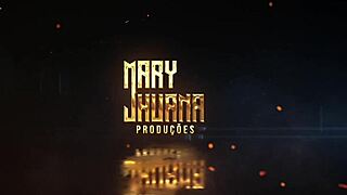 Mary Jhuana's Slutty Show For Tattoo Artist!