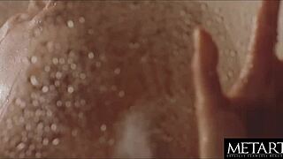 omg, her perfect breasts bounce while she rubs to orgasm...