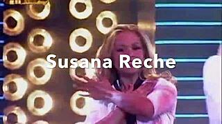 Susana Reche Strips In Softcore Compilation