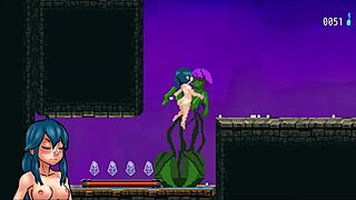 Nayla's castle hentai game ep 2 hot shemales witches fucking in the shower!