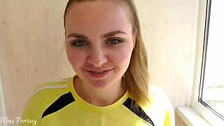 Young Athlete Sucks Coach and Gets Sperm on Face?