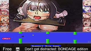 don't get distracted by this intense bondage game, stay focused!