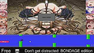 don't get distracted by this intense bondage game, stay focused!