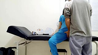 yo, doc at the sex therapy clinic got hot for her patient! slow doggystyle in hospital office, real af! 🔥