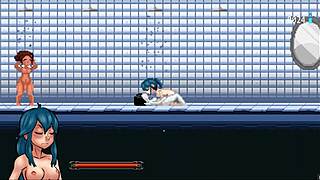 Nayla's castle hentai game ep 2 hot shemales witches fucking in the shower!