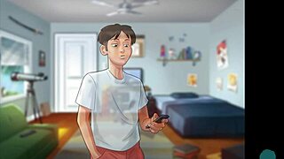 summertime saga 53: the neighbor's tits are amazing 😍