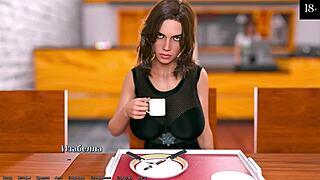 Complete Gameplay - Being a DIK Part 7 with Big Tits Milf Riding Hard