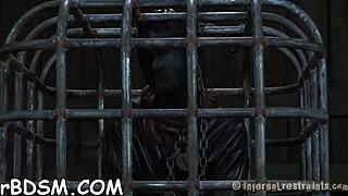 Bizarre BDSM Toy Excites Brunette Babe In Hardcore Slave Fetish