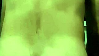 The married guy bends over in his kitchen for some hot action.