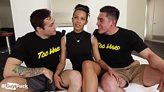 QB1 Fucks Straight Cheerleader and Slutty Best Friend