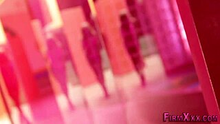 busty babe gets facial