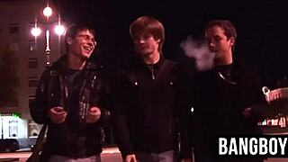 Lusty Twinks Take Turns Getting Barebacked and Crave Hot Facial Loads