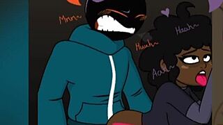 Carol from Friday Night Funkin compilation in anime hentai style