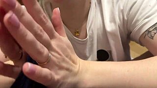 Penis massage through panties, tormenting me, delaying my orgasm every time