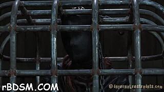 Bizarre BDSM Toy Excites Brunette Babe In Hardcore Slave Fetish