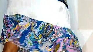 squirting brunette cumshot before beach trip