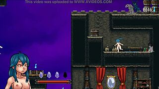 Nayla's castle hentai game ep 2 hot shemales witches fucking in the shower!