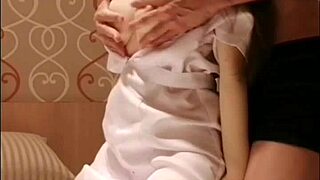A beautiful big-breasted adult toy is decked in a nurse costume and has a sexual climax in sexual intercourse positioned on the manmissionary position, filmed by a cam with a life like sex doll for solo use