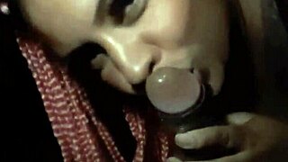 A Latina pornstar gives a blowjob in the car and swallows everything