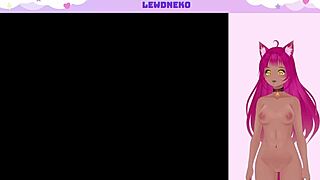 vtuber plays game and masturbates with vibrator