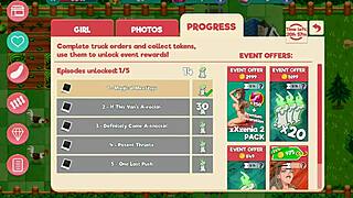 Nutaku Booty Farm Hentai Game Part 21 with Redhead Big Tits Creampie.