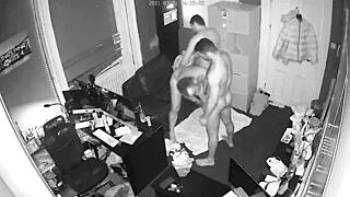 wild threesome night at work 2 bonus cam content