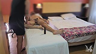 Massagem 296 with a MONSTER COCK in Action