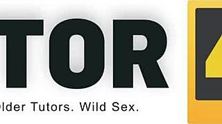 Tutor4k Guy Skips English Lesson to Fuck Sexy Tutor in Stockings