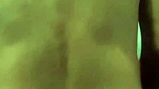 The married guy bends over in his kitchen for some hot action.