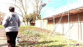 i lured redhead cougar neighbor into wild double vagina 3some