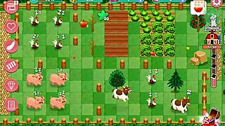 Nutaku Booty Farm Hentai Game Part 21 with Redhead Big Tits Creampie.