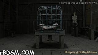 Bizarre BDSM Toy Excites Brunette Babe In Hardcore Slave Fetish