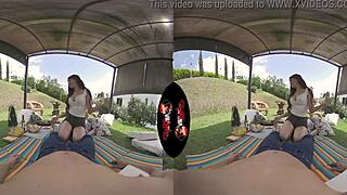 i love this sexy teen's big tits and nipples in vr