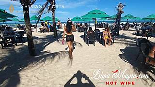 beach walk turns into sucking and assfucking my husband