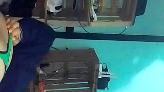 Couple Enjoys Fun Roleplay in Green Costumes