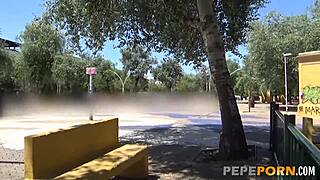 our wildest cuban babe strips naked before even knowing who she'll ride today