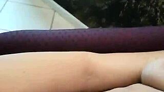 sabinaagos catches husband using dildo while licking her wet folds. their intimate toy play unfolds.